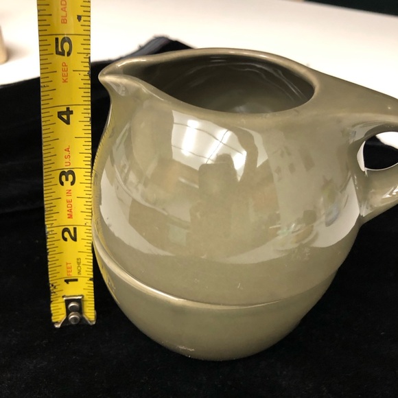 Russell Wright Charcoal Gray Stackable Sugar/Creamer NEW - Picture 12 of 12